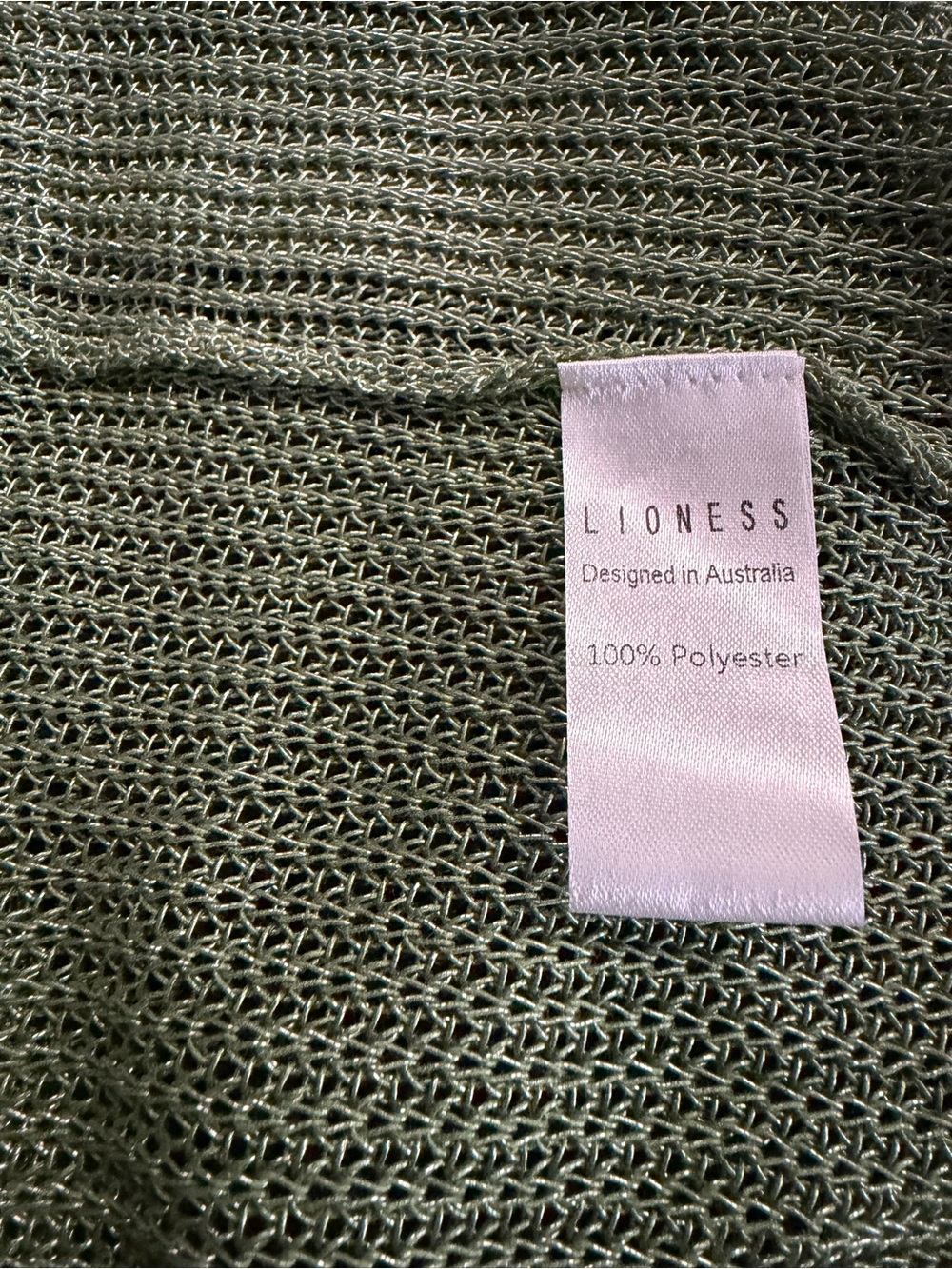 Lioness Take Me to Rio new no belt, Xl metallic khaki green - Picture 3 of 11